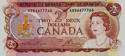 канадские доллары